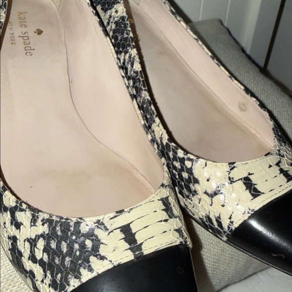 Kate Spade Snakeskin Pattern Loafer Flats - Picture 4 of 9